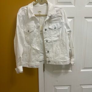 a.n.a White Denim Jean Jacket